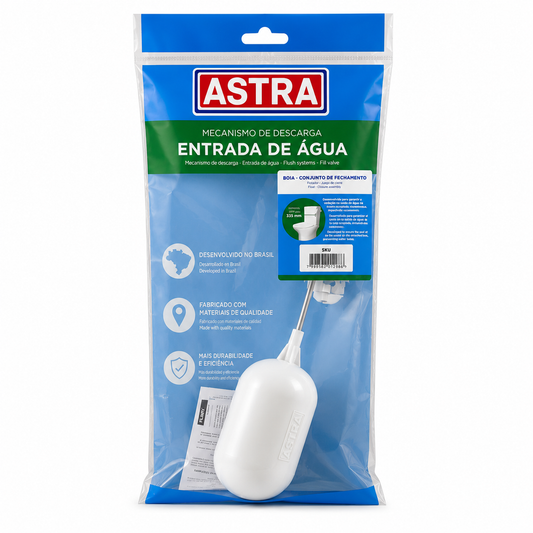 Boia Conjunto Fechamento p/ Caixa Acoplada -Astra