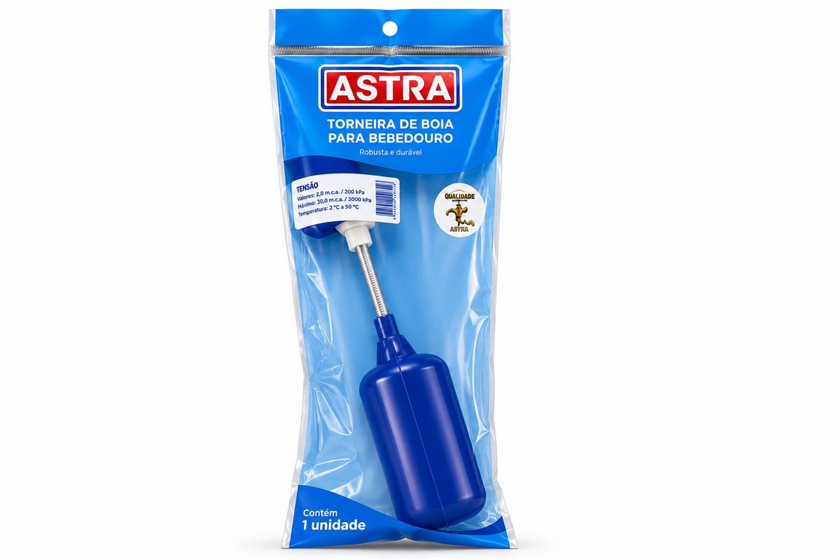 Torneira de Boia para Bebedouro Astra