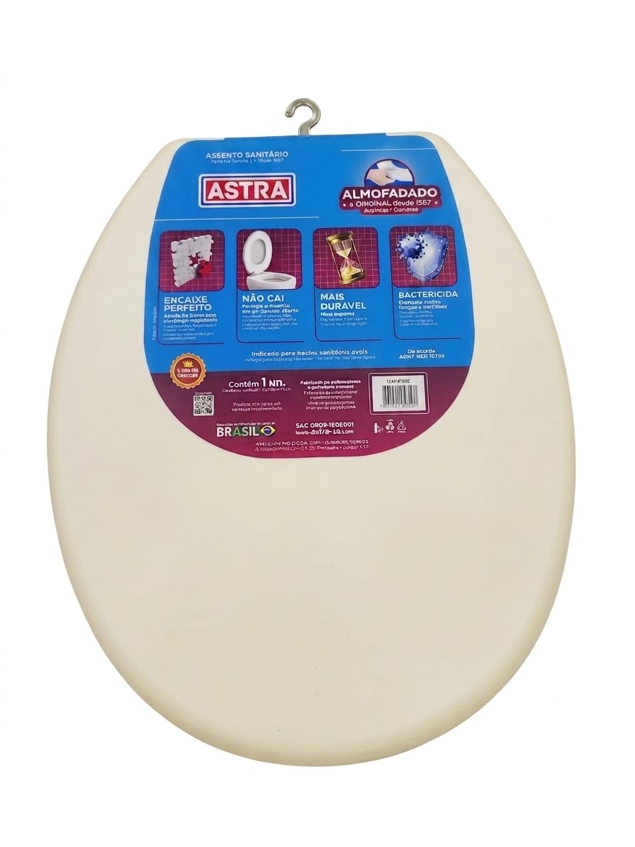 Assento Sanitário Oval Anatômico -SOFT TPJ